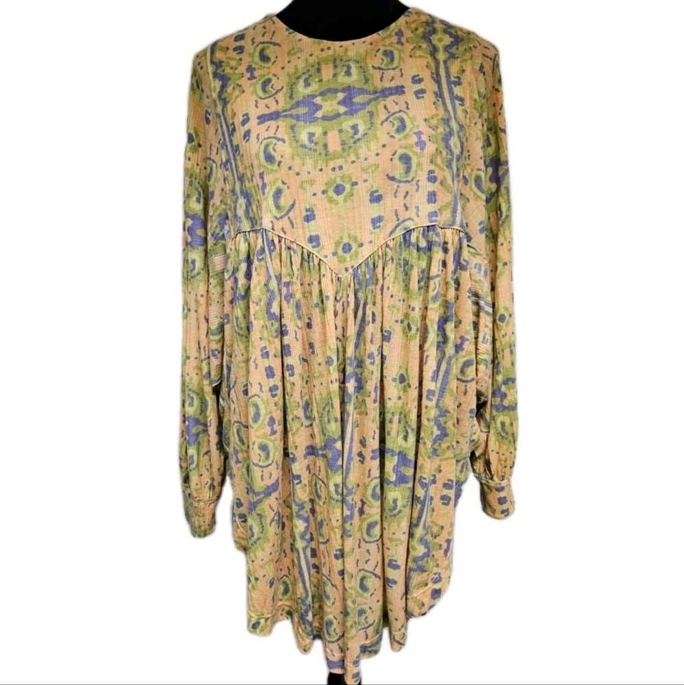 Free People Vibrant Floral Blouse - Picture 7 of 16